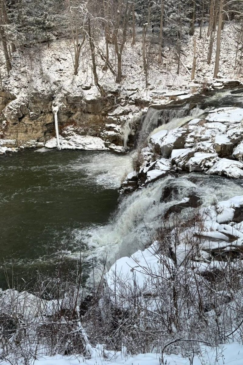 Log Cabin Falls Winter